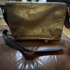 COACH F54792 Charles Messenger Brown Leather Shoulder Laptop Bag picture