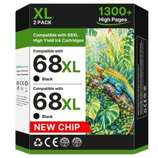 68 Ink Cartridges for HP Printers hp 68xl, 68 black ink cartridge picture