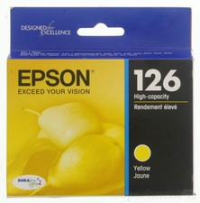 NEW Epson 126 High Capacity Yellow Ink Cartridge Genuine picture