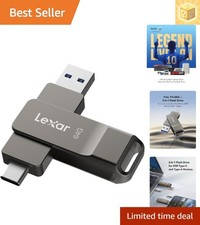 Versatile 64GB Dual Connector USB 3.2 Drive | Plug & Play for All Devices picture