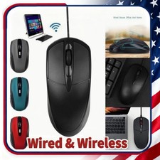 Wired/Wireless Optical Mouse Mice2.4GHz USB Receiver For Laptop Computer DPI Lot picture