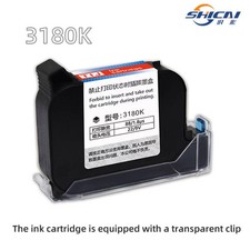  3 pieces Batch Date Inkjet Printer Black Fast Dry Ink Cartridge picture