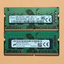 16GB KIT [2x8GB] PC4-2400T DDR4 1RX8 SODIMM Laptop Memory RAM Tested✅✅ picture