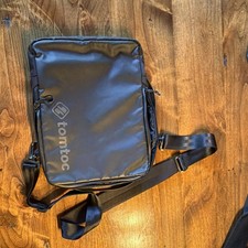 tomtoc Black 15in Laptop Shoulder/Messenger Bag Nylon Solid Padded picture