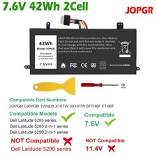 Battery J0PGR For Dell Latitude 5285 5290 E5285 2-in-1 T17G JOPGR RDYCT 7.6V 42W picture