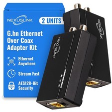G.hn Ethernet Coax Adapter Kit - 1.2Gbps Network Speeds picture