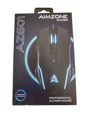 Aimzone Wired Gaming Mouse AZ601 Led Wired Mice Adjustable DPI Up to 6400 Ergo picture