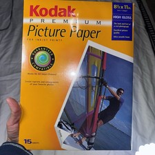 NEW Kodak Premium Picture Photo Paper 8.5x11 SATIN 15 Sheets SEALED picture