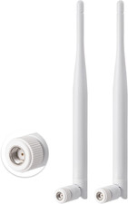 2.4Ghz 5Ghz 6Dbi Wifi Antenna, Dual Band RP-SMA Antenna, White | picture