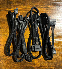 EVGA VGA G3 Modular Sleeved PCIe 6+2 Pin to 8 Pin and other lot picture