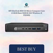 HP EliteDesk 800 G2 Micro Computer Core i5 16GB Ram 240GB SSD Windows 11 P(25H2) picture