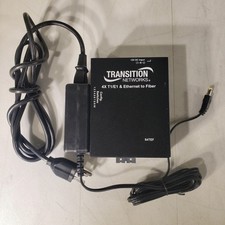 Transiton Neworks S4TEF 4X T1/E1 & Ethernet To Fiber TX 100Base-FX RX  picture
