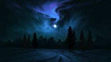 Landscape  painting night moon wolf Custom Gaming Mat Desk picture