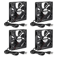 4Pcs 120mm USB Brushless Cooling Fan 5V DC Quiet Mini Computer Appliance Fan picture