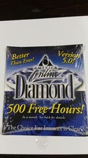 Vintage Rare 1999 AOL V5.0 America Online “Diamond” CD-ROM, New Factory-Sealed picture