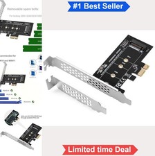 M.2 NVMe SSD to PCIe Adapter Card M Key PCIe x1 x4 x16 Supports 2230 2242 2260 picture