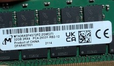 Micron 32GB 2Rx4 DDR4 PC4-2933Y REG ECC Memory Module RAM MTA36ASF4G72PZ-2G9 picture