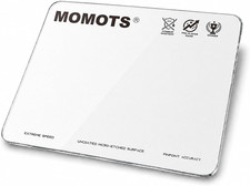 Tempered Glass Gaming Mouse Pad, Micro-Etched Hard Surface for Fast Glide & FPS, picture