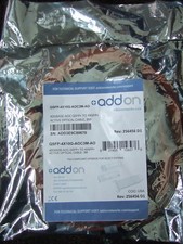 NEW IN SEALED PACK ADDON Fiber Optic Network CABLE, 32.81 ft.  QSFP-4X10G-AOC10M picture