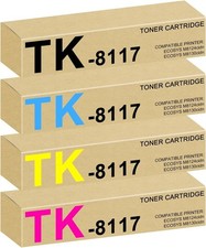 Compatible w/ Kyocera TK-8117 Toner Set 4 Pack for ECOSYS M8124cidn M8130cidn picture