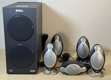 Dell Altec Lansing ADA995 THX 5.1 Speaker System w/ Super Subwoofer 200W Power picture