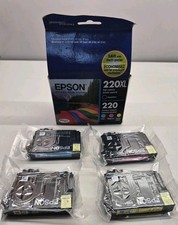Epson Ink Set 220XL Black  220 Cyan Magenta Yellow. Red Description  picture