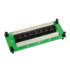 ICC CAT6 8-Port Ethernet Data Module, Push-Pin Mount, 1-Pack picture