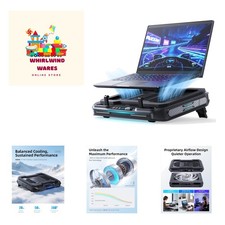 V11 Pro Laptop Cooling Pad, Gaming Laptop Cooler RGB Laptop Fan picture