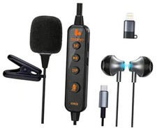 KM09 Portable Sound Card Karaoke Headset with in-Ear Monitoring, Voice picture