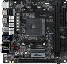 ASRock A320M-ITX AM4 AMD Promontory A320 USB 3.1 HDMI Mini ITX AMD Motherboard picture