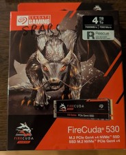 SEAGATE FireCuda 530 4TB NVMe Gen 4 3V5311-570 ZP4000GM30013 NIB picture