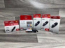 GENUINE OEM CANON 250 BLACK / 251 MULTICOLOR INK CARTRIDGES COMBO PACK SET LOT picture