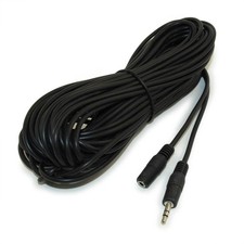 50ft 3.5mm Mini-Stereo TRS Male to Female Audio Extension Cable picture