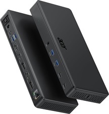 Acer 15-in-1 Laptop Docking Station Support DisplayLink Triple Monitors ODK480 picture