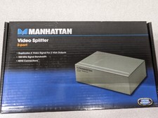 Manhattan video splitter 2 port Model No. 177207 - NEW, never used picture
