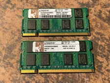 Kingston 4GB 2x2 DDR2 800MHz Laptop SO-DIMM RAM Memory 2X2GB ACR256X64D2S800C6 picture