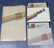 Vintage 1980 Apple II Hand-Holding BASIC Special Delivery Software Manual 2 Disk picture
