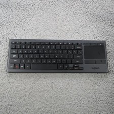 Logitech K830 Illuminated Wireless Living Room Keyboard Touchpad Black QWERTY picture