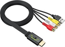 LiNKFOR RCA to HDMI Converter, 1080P AV 16:9/4:3...  picture