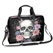 Vintage Sunflower Laptop Bag Floral Flower Laptops Sleeve Multicoloured Skull picture