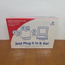 Vintage Actiontec Modem Kit from AOL Dial-Up Internet Connectivity New Sealed picture