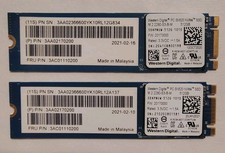 Lot of 2 WD PC SN520 512GB NVMe M.2 2280 SSD SDAPNUW-512G - Tested Good Health  picture
