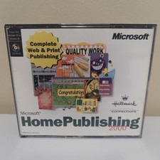 Microsoft Home Publishing 2000 Hallmark Connections PC CD-ROM Software picture