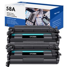 2 Pack CF258A 58A Toner Cartridge for HP LaserJet Pro M404n MFP M428fdw No Chip picture