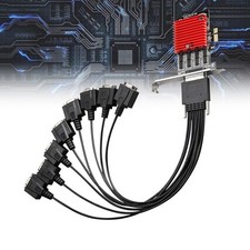 PCIE to 8-Port RS232 Serial Expansion Card Serial Port  Expansion Adapter Riser picture