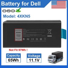 ✅CJ2K1 Battery for Dell Latitude 5404 7404 5414 7414 Rugged Extreme 4XKN5 65Wh picture
