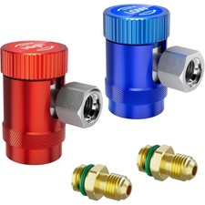 Easy-Install Quick Coupler Set for Automotive AC Systems - R-1234yf Compatible picture