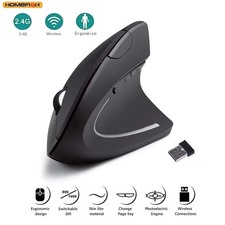 Anker Wireless 2.4G Ergonomic Vertical Optical Mouse - Black (‎AK-98ANWVM-UBA) picture