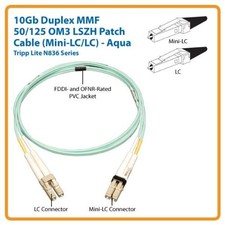Tripp Lite N83605M 16.4ft Fiber Optic Duplex Cable Aqua picture