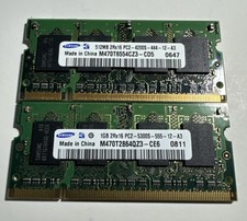 Samsung DDR2 SDRAM 512MB X2 1GB Memory Module PC2 533 and PC2 667 Respectively picture